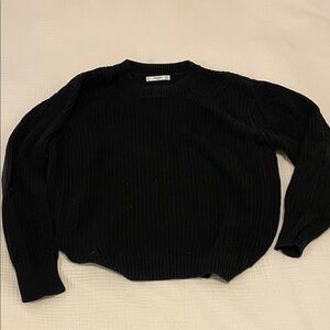 MANGO black Knit Sweater